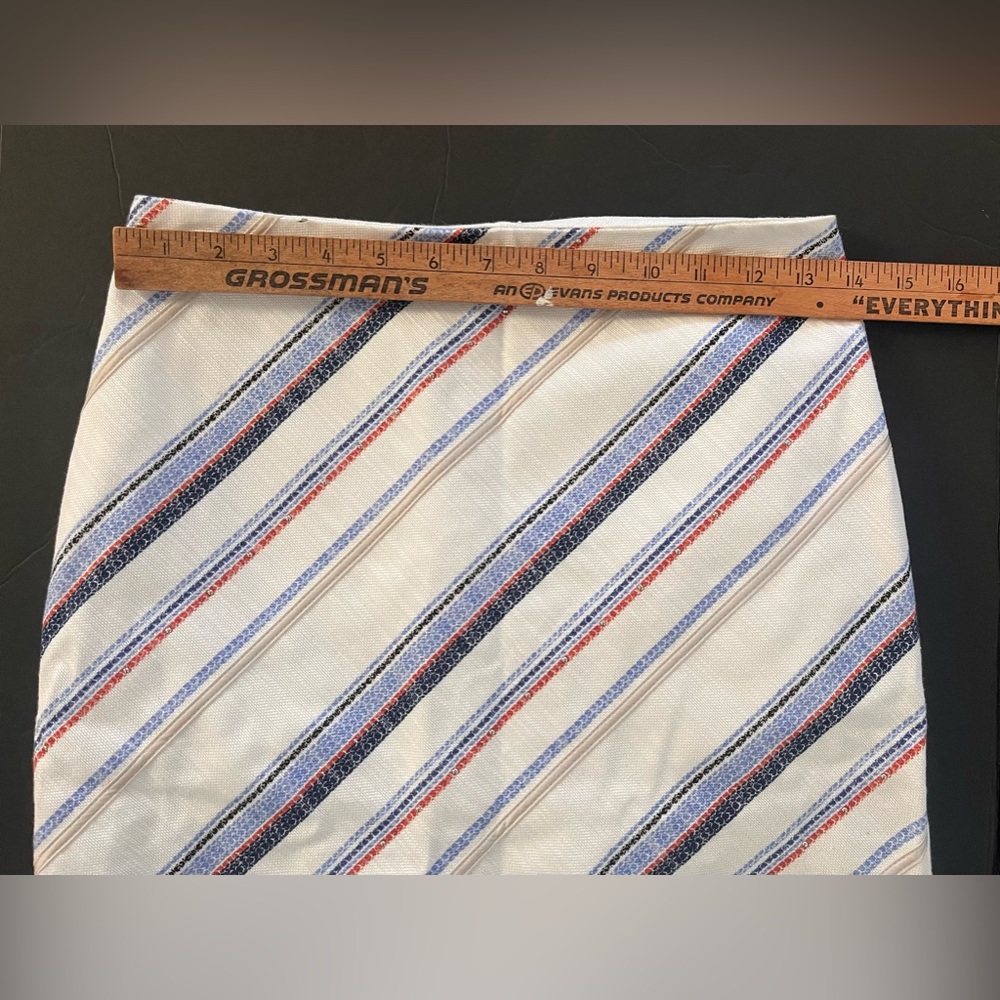 White House Black Market Pencil Skirt Womens 0 Coastal Nautical Office Siren Y2K - Picture 7 of 8